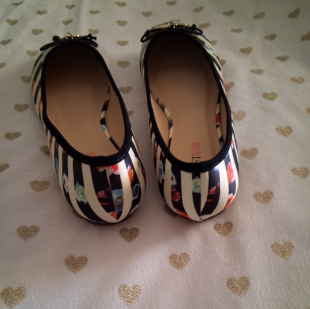 🔥3/$70 🎉2xHP🎉 JustFab "Magden" Women's Flat Ballet Shoes - Picture 4 of 12